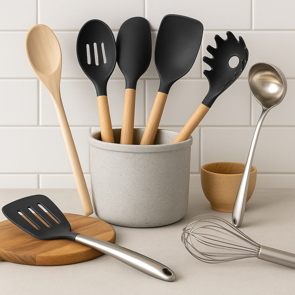 variety of cooking tool set