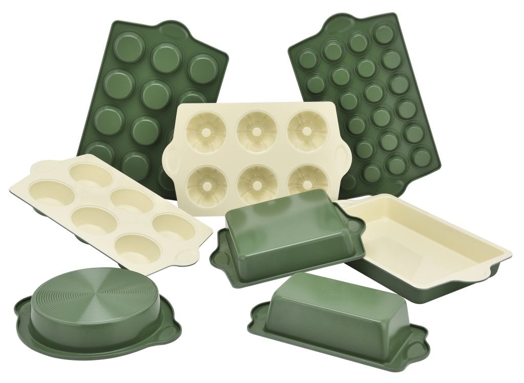 assorted baking molds