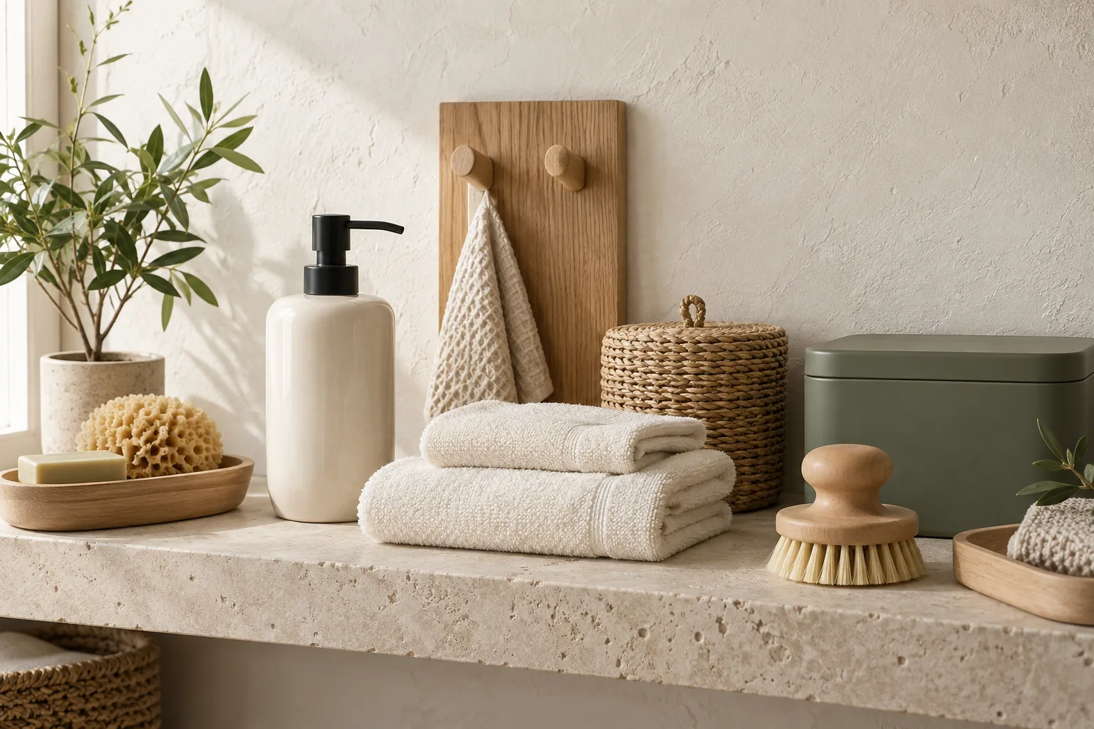Household range inspiration in natural materials and soft neutral colours