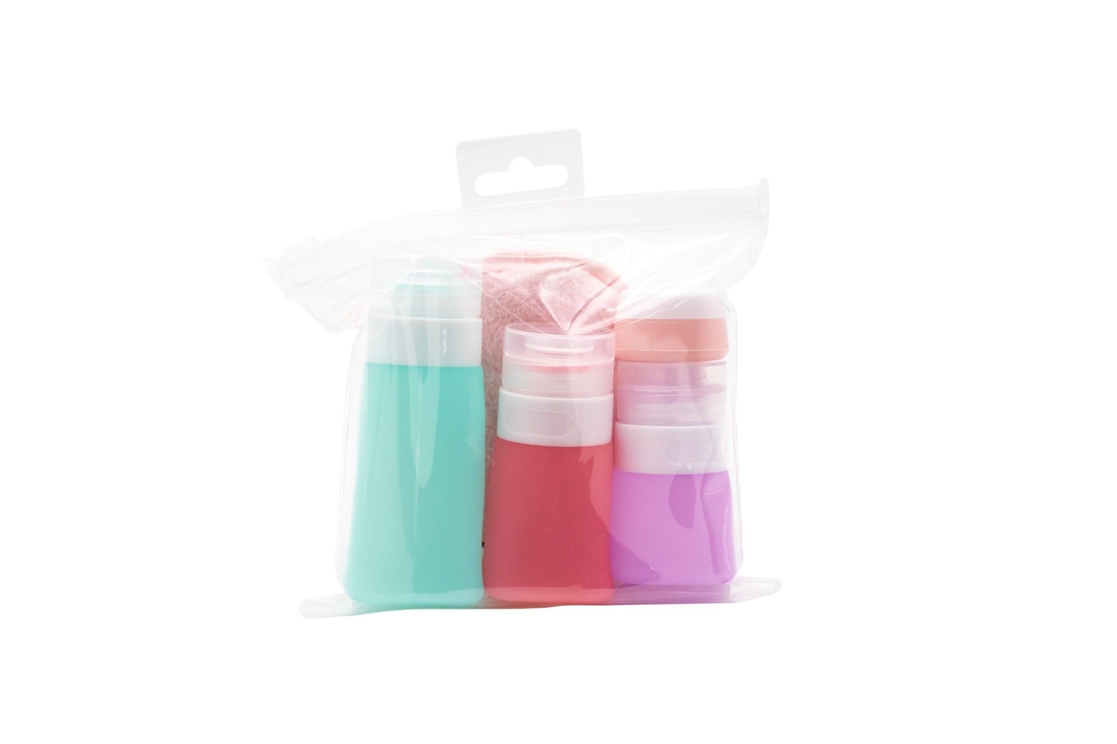 Silicone Travel Bottle Pouch Set