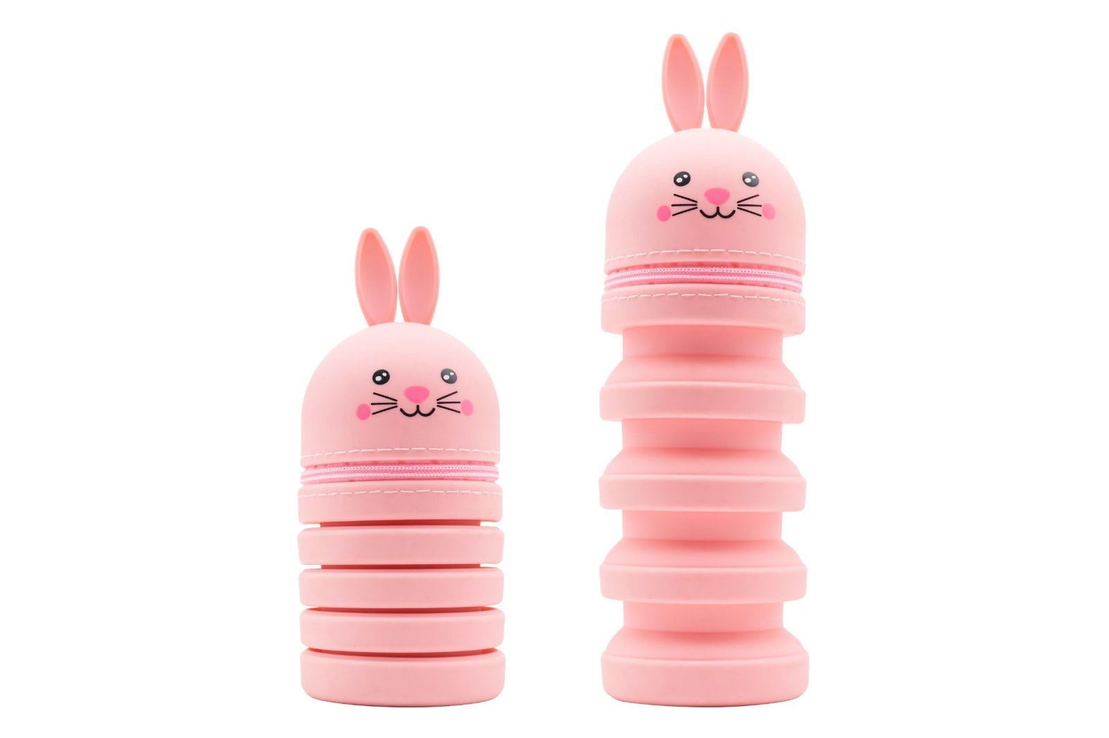 Rabbit Silicone Expandable Zip Case