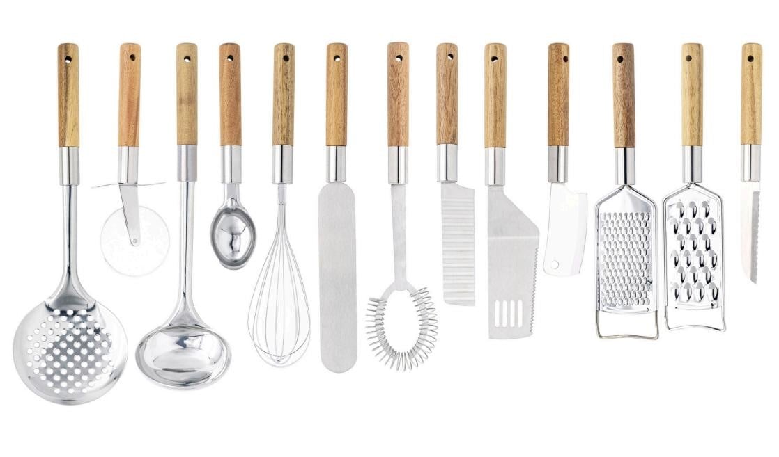 MK05 Wood Handle Kitchen Utensils