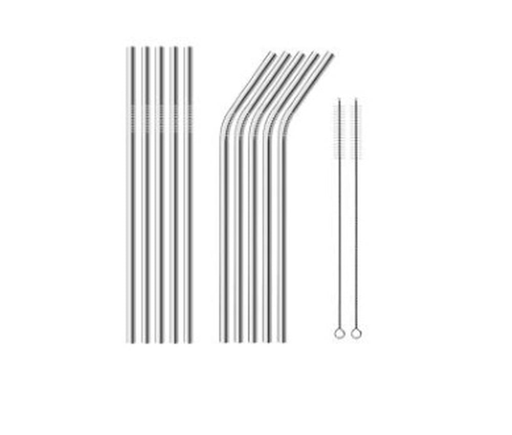 MK260222 5-Piece Stainless Steel Straw Set
